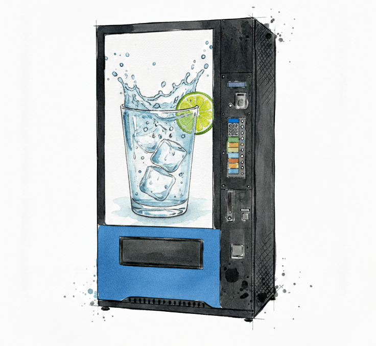 maquina de vending – aigua